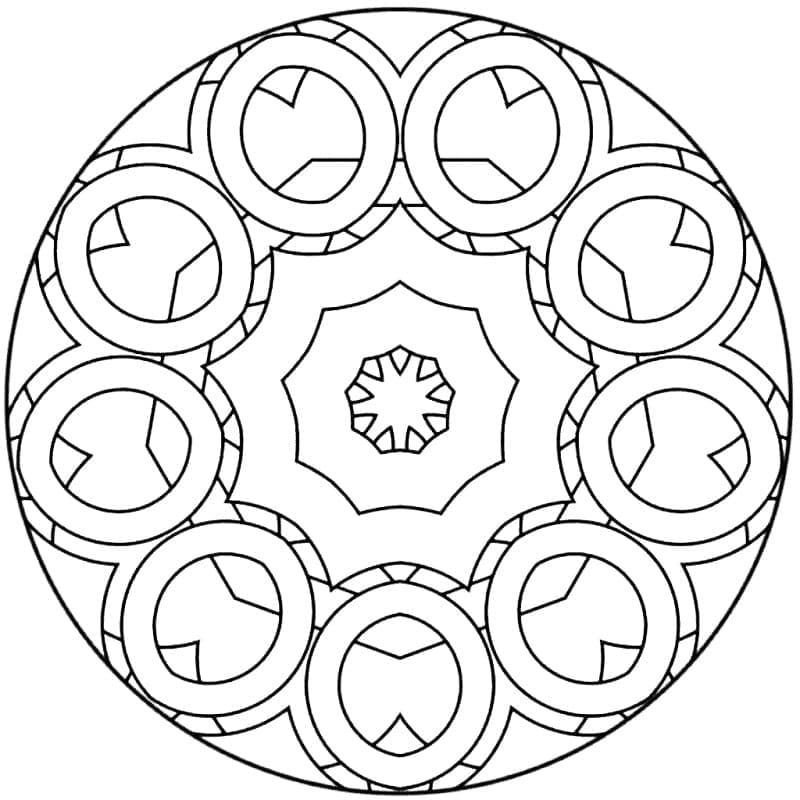 Mandalas Abstraits 29